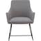 Lorell Gray Flannel Guest Chair with Sled Base 68562 - alternate 3